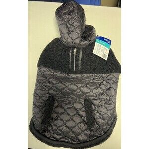 Quilted Coat with Sherpa Lining for Dogs ( Large 20-29 lbs)